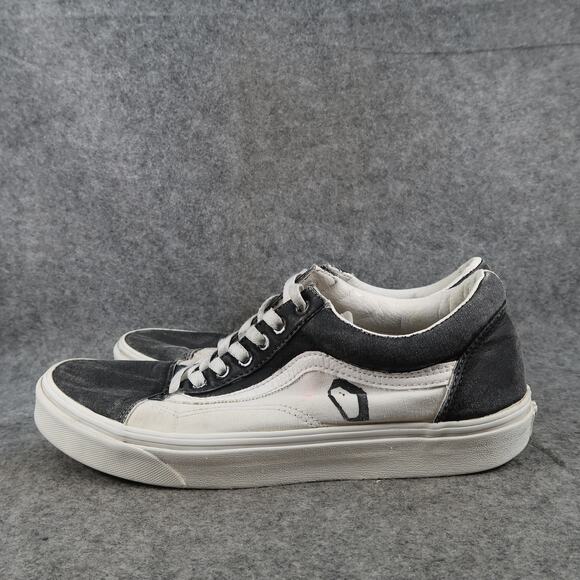 Vans Shoes Mens 10 Sneaker Casual Old Skool Canvas Lace Up Trainers Skate Active - Picture 4 of 11